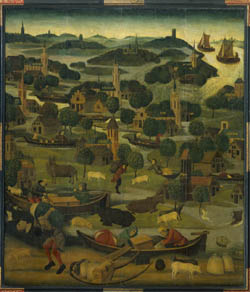 Panelen St. Elisabethsvloed. Copyright Rijksmuseum.