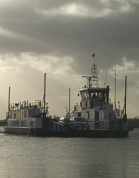 Veerpont Kop van 't Land. Copyright Henk van de Graaf.