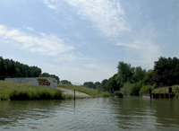 Geplande brug over de Vlij. Copyright Henk van de Gaaf.