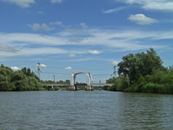 Wantij met spoorbrug. Copyright Henk van de Graaf.