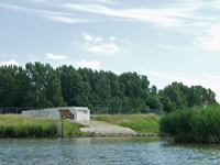 Brug in aanbouw. Vlij. Copyright Henk van de Graaf.