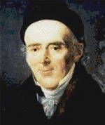 Samuel Hahnemann, arts, botanicus en scheikundige rond 1700 n. Chr. Herkomst afbeelding internet/onbekend 