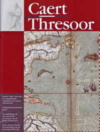 Voorkant kartografieblad Caert Thresoor.