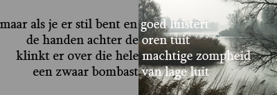 Onderdeel gedicht 'Van Dordt naar De Dood. Copyright Henk van de Graaf.