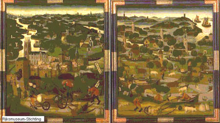 Panelen St. Elisabethsvloed. Copyright Rijksmuseum, Amsterdam.