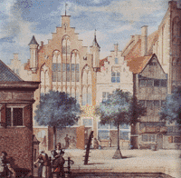 Huis van Scharlaken. Aert Schouman rond 1744.