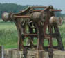 Mechaniek op de Papsluis. Copyright Historische vereniging Werkendam.